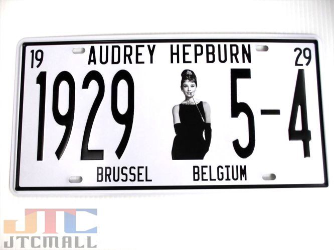 【クリックポスト全国送料無料】AUDREY HEPBURN オードリー ヘップバーン 広告 ブリキ看板 店舗用 NEON SIGN アメリカン雑貨 看板のサムネイル