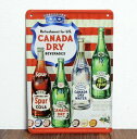 【クリックポスト全国送料無料】カナダドライ CANADA DRY 広告 ブリキ看板 店舗用 NEON SIGN アメリカン雑貨 看板