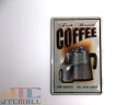 【クリックポスト全国送料無料】コーヒー COFFEE レストラン CAFE SHOP 広告 ブリキ看板 店舗用 NEON SIGN アメリカン雑貨 看板