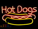 F3 ホットドック HOT DOG ネオン看板 ネオンサイン 広告 店舗用 NEON SIGN アメリカン雑貨 看板 ネオン管