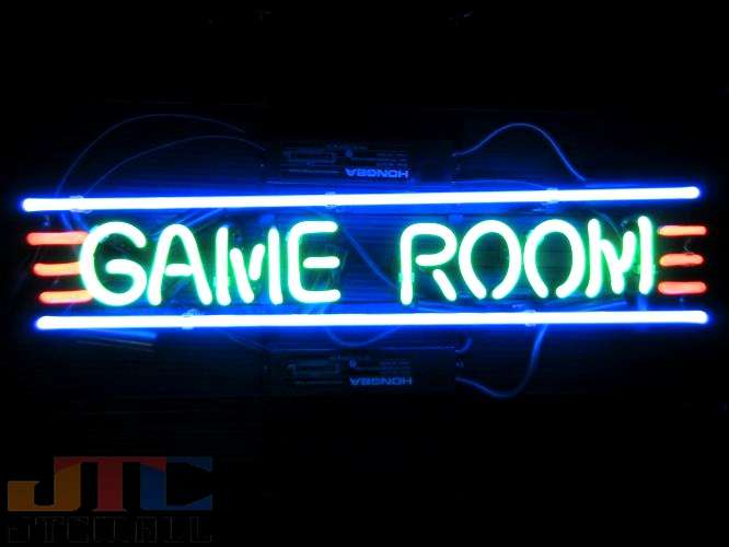 F76 GAME ROOM ゲームルーム ネオン看板 ネオンサイン 広告 店舗用 NEON SIGN アメリカン雑貨 看板 ネオン管