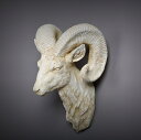 ベージュ 壁掛け 羊 オブジェ 剥製 インテリア アニマル ANIMAL HEAD 北欧 モダン 動物 顔 高級 モダン おしゃれ トナカイ ユニーク デザイン