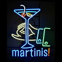 cocktail カクテル martinis マティーニ ネオン看板 ネオンサイン 広告 店舗用 NEON SIGN アメリカン雑貨 看板 ネオン管