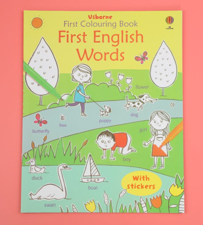 【クリックポスト全国送料無料】First English Words やさしい英語で読み聞かせてあげて下さい。英語ゼロからでも、楽しみながら自然と英語が身につきます。グローバルスタンダードの英語絵本。赤ちゃん教育玩具 子供玩具 脳刺激玩具 無毒 無臭 プレゼント KID