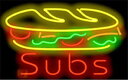 yCOAiE[1Tԁ` 3TԒxzySEEzlITC A63 Subs submarine sandwich Tu}EThCb` L Xܗp NEON SIGN AJG Ŕ lI