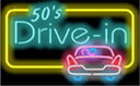 yCOAiE[1Tԁ` 3TԒxzySEEz 50's Drive-in AMERICAN CAR  lIŔ lITC L Xܗp NEON SIGN AJG Ŕ lI