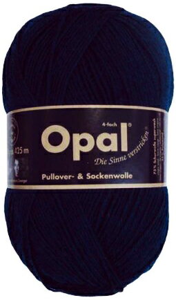 毛糸 Opal オパール 靴下用毛糸 Uni 5190 / マリーンネイビーてあみ かぎ針 棒針 ニット 手編み 編み物 手芸 ハンドメイド 手作り