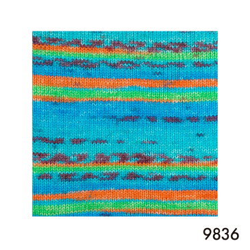 毛糸 Opal オパール Comedy(オパール コメディ)9836 4ply 4本撚り 靴下用毛糸 2020春コレクション てあみ かぎ針 棒針 ニット 手編み 編み物 手芸 ハンドメイド 手作り