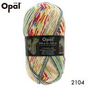 【人気No.1】 毛糸 Opal オパール Hundertwasser 2104 ソックヤーン てあみ かぎ針 棒針 ニット 手編み 編み物 手芸 ハンドメイド 手作り☆オパール