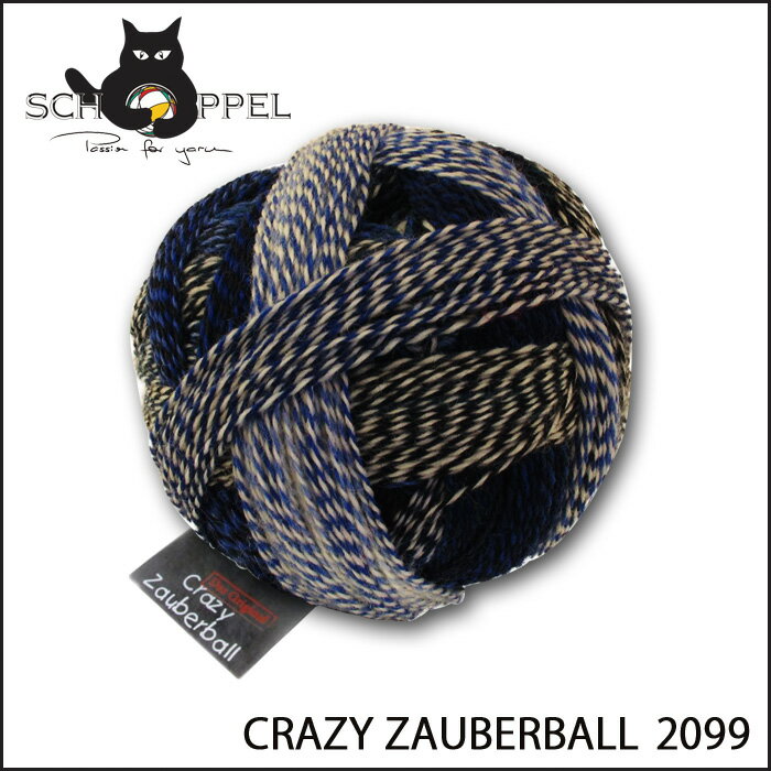 ショッペル SCHOPPEL 靴下用毛糸 CRAZY ZAUBERBALL 2099