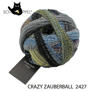SCHOPPEL 靴下用毛糸 CRAZY ZAUBERBALL 2427
