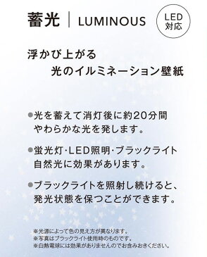 壁紙 のり無し 【蓄光】 【のり無し壁紙】 クロス 北欧 アンティーク ナチュラル リフォーム 模様替え DIY リメイク マンション 店舗 オフィス リビング 子供部屋 寝室 トイレ キッチン サンゲツ RE2865