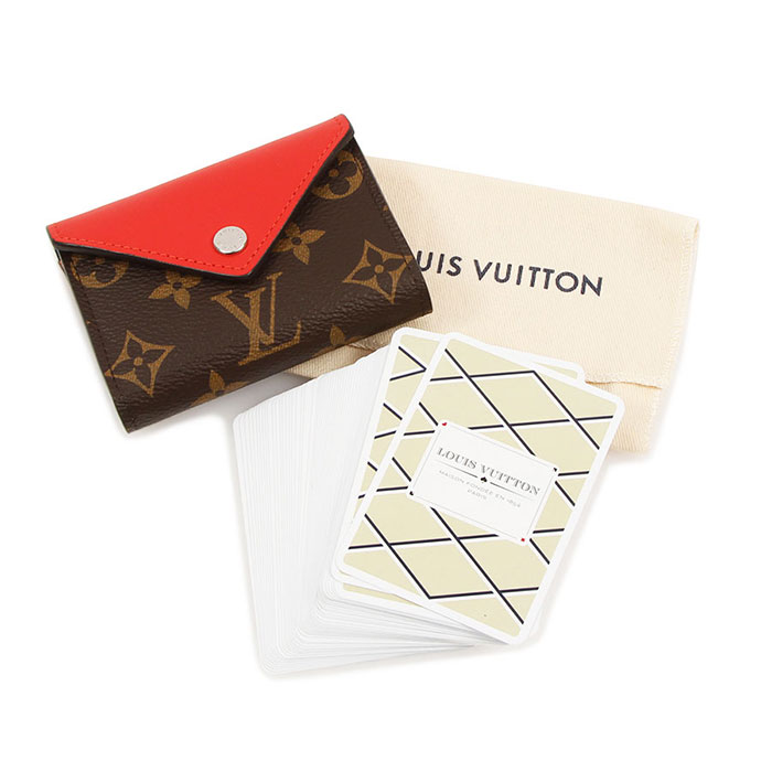 ルイ ヴィトン LOUIS VUITTON モノグラム エテュイ カルト アルセーヌ トランプ カードケース セット GI0014【中古】