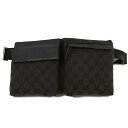 グッチ GUCCI GGキャンバス ボディバッグ ウエストポーチ 28566 男女兼用 【中古】【送料無料】