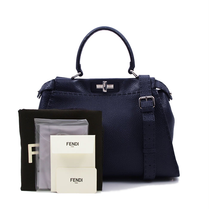極美品 FENDI フェンディ ピーカブー セレリア 2way ハンドバッグ FENDI（フェンディ） セレリア ピーカブー ミニ ハンドバッグ 2way