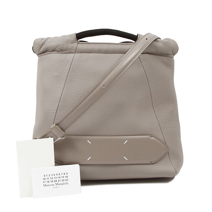 メゾンマルジェラ MAISON MARGIELA 5AC SB1WG0044 ドローストリングバッグ スモール 5AC Drawstring Bag Small 2way グレー 男女兼用 