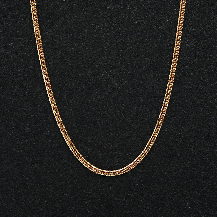 ネックレス 喜平 K18 造幣局検定マーク 刻印入り 6面 10.1g 全長約40cm 男女兼用 【中古】【送料無料】