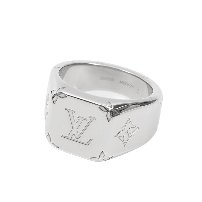 ルイヴィトン LOUIS VUITTON シグネットリング モノグラム M00625 14.8g メンズ