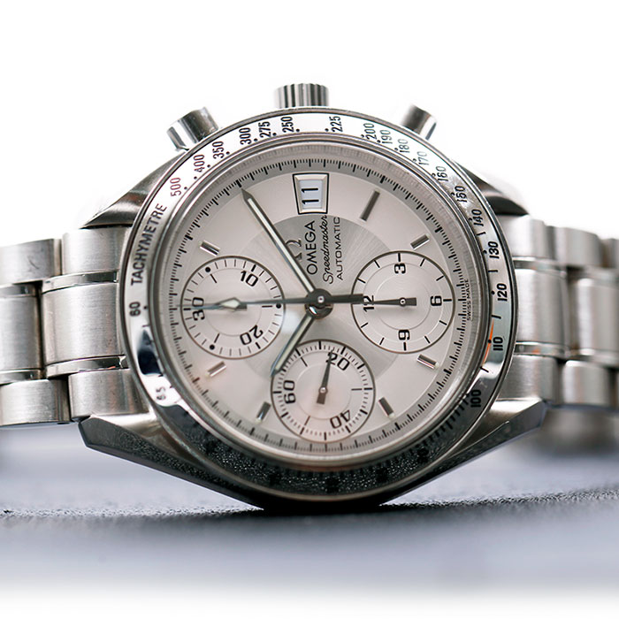 オメガ OMEGA スピードマスター デイト シルバーダイヤル 3513.30 SS メンズ 腕時計【中古】【送料無料】