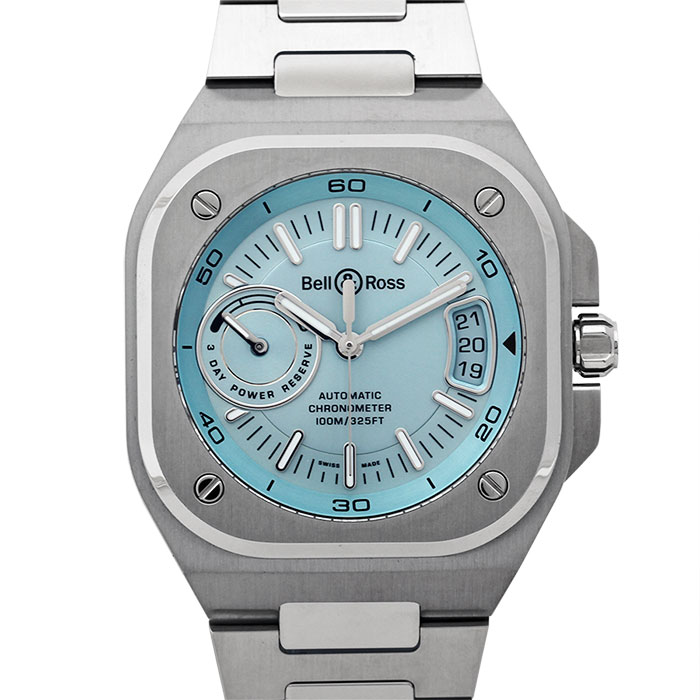 ベル＆ロス BELL&ROSS BR-X5 ICE Blue STEEL BRX5R-IB-ST/SST アイスブルー 41mm SS 自動巻き メンズ 【未使用】【送料無料】