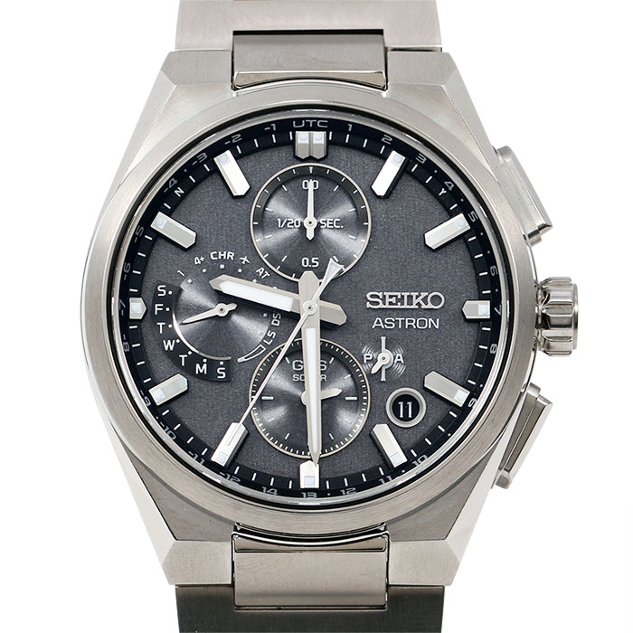セイコー SEIKO アストロン ネクスター シリーズ GPSソーラー デュアルタイム・クロノグラフ SBXC163 メンズ 【中古】【送料無料】
