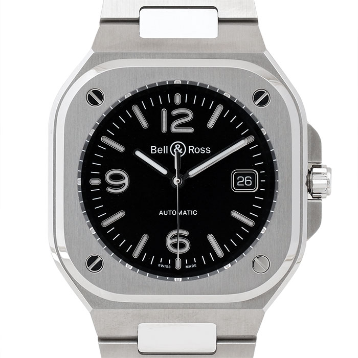 ベル＆ロス BELL&ROSS BR-05 ブラック スティール Black Steel BR05A-BL-ST/SST メンズ 