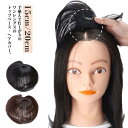 直径6cm 人毛 人毛 長さ15cm/20cm つむじ メンズ 女性用 白髪 隠し 円形脱毛症 頭頂部 ショート ヘアピース 人毛 自然 部分ウィッグ 医療用 ...