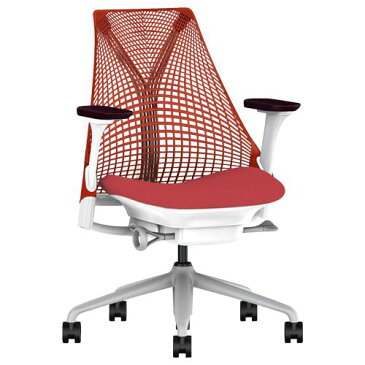 【テレワーク応援】ハーマンミラー セイルチェア レッド 肘付き Herman Miller Sayl Chair ブランドチェア デザインチェア デスクチェア マネジメントチェア プレジデントチェア 高機能ワーキングチェア 社長椅子 役員椅子 レッドフレーム(168510)【個人宅配送費込B】
