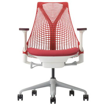 【テレワーク応援】ハーマンミラー セイルチェア レッド 肘付き Herman Miller Sayl Chair ブランドチェア デザインチェア デスクチェア マネジメントチェア プレジデントチェア 高機能ワーキングチェア 社長椅子 役員椅子 レッドフレーム(168510)【個人宅配送費込B】
