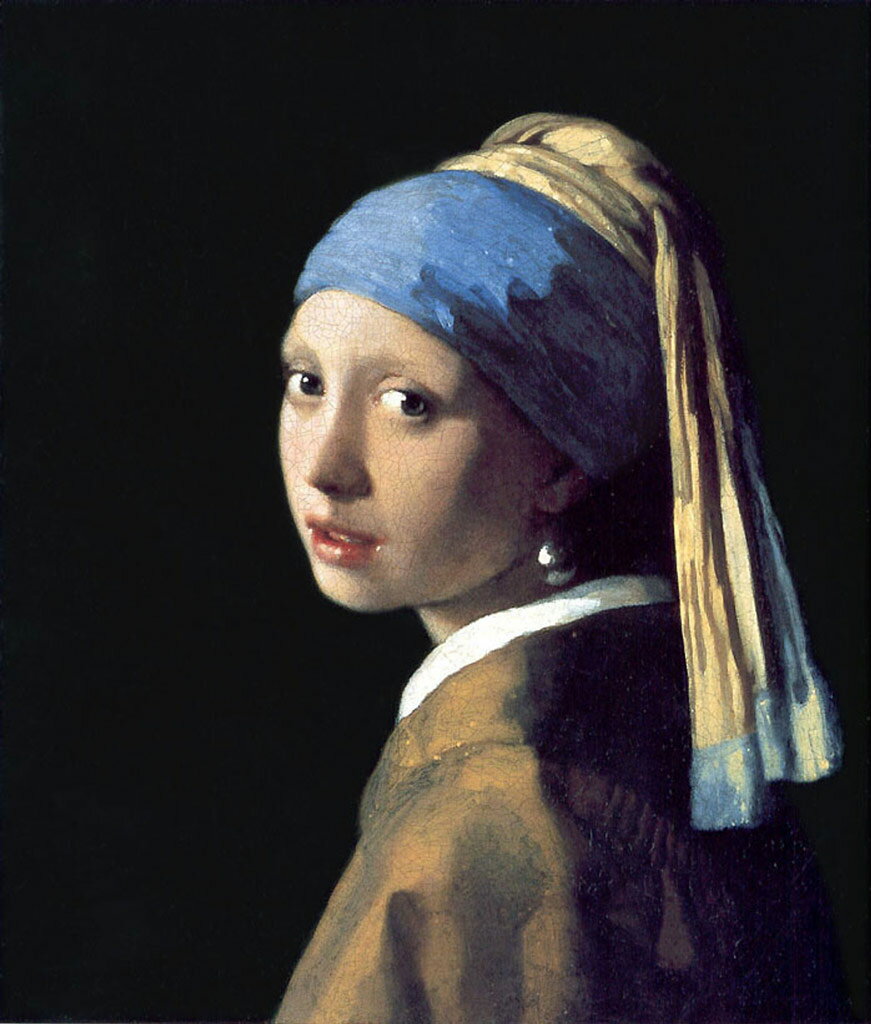 絵画 油彩画複製油絵複製画/ ヨハネス・フェルメール 真珠の耳飾の少女（青いターバンの少女） 