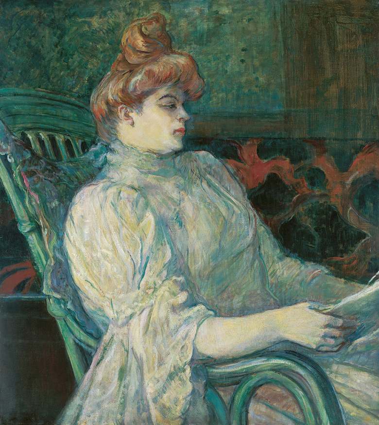 Rakuten - 絵画 インテリア 額入り 壁掛け複製油絵アンリ・ド・トゥールーズ＝ロートレック マルトX夫人-ボルドー 油彩画 複製画 選べる額縁 選べるサイズ