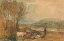油絵 油彩画 絵画 複製画 ジョゼフ・マロード・ウィリアム・ターナー ドーセット州のルゥワース城 M10サイズ M10号 530x333mm すぐに飾れる豪華額縁付きキャンバス