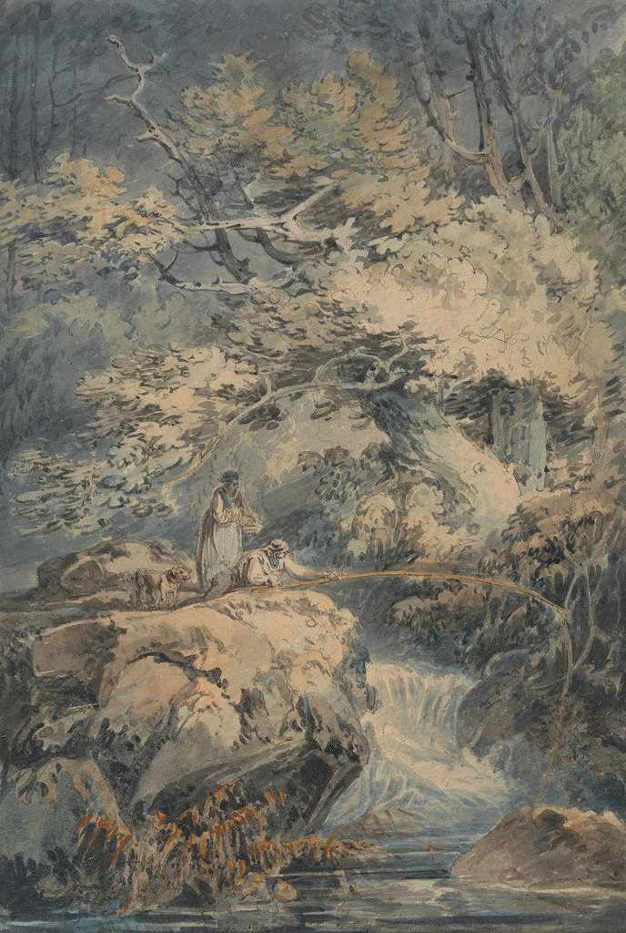 絵画 インテリア 額入り 壁掛け複製油絵ジョゼフ・マロード・ウィリアム・ターナー 釣り人 選べるサイズ　選べる額縁 油彩画 複製画 選べる額縁 選べるサイズ