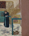 絵画 インテリア 額入り 壁掛け複製油絵エドゥアール・ヴュイヤール アトリエにいるヴュイヤール夫人 油彩画 複製画 選べる額縁 選べるサイズ