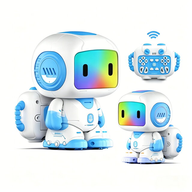 Rakuten - キヨラカ こども宇宙飛行士ミニロボくん UH-M01 リモコン操作で前進後進 すべるような走行モード ダンスモード