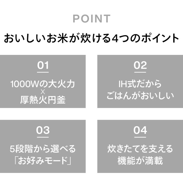 【メーカー正規品】ツインバード はやくておいしい3合IH炊飯器 RM-D793W コンパク...