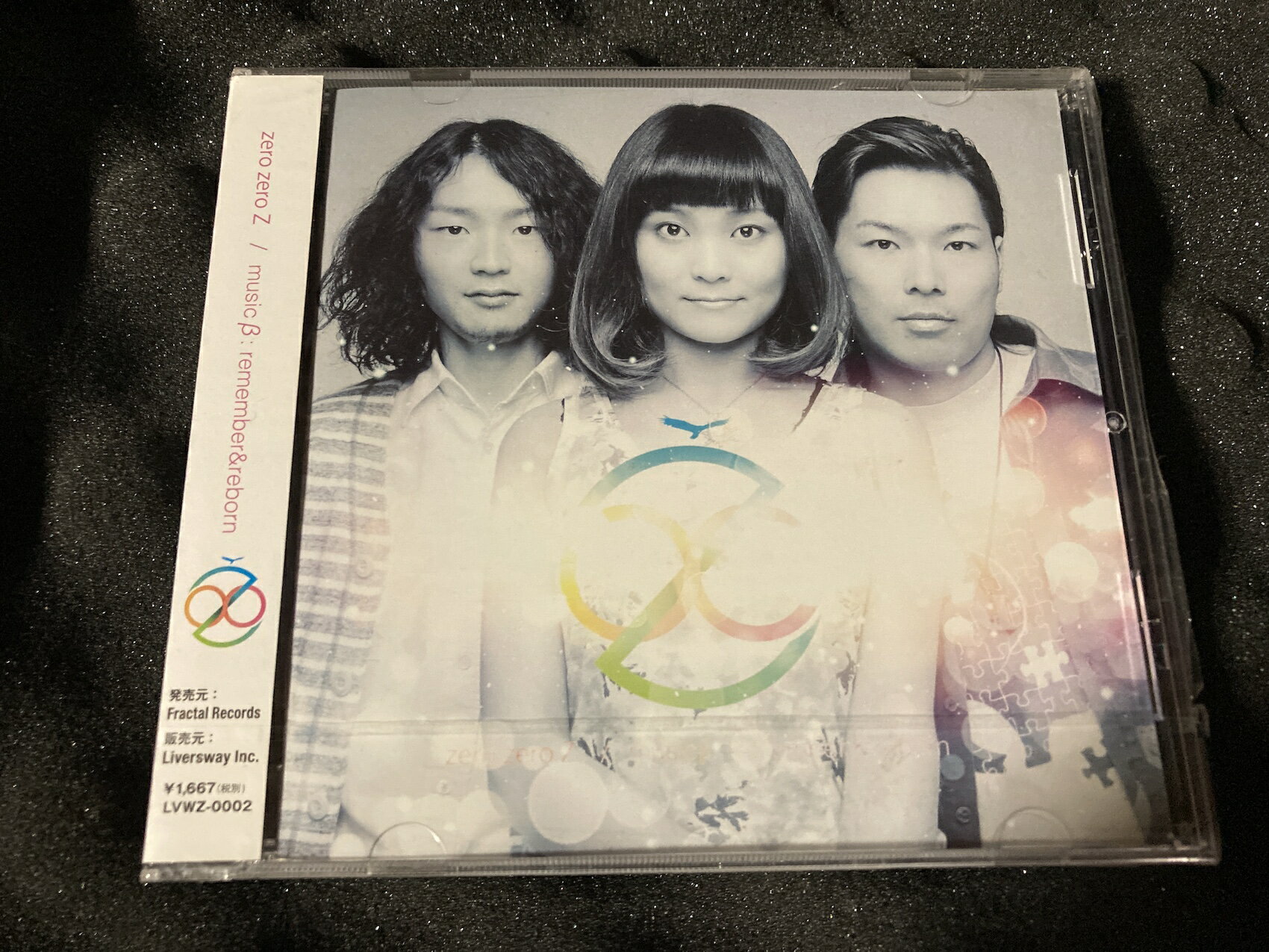 zero zero z CD セカンドアルバム musicβ：remember&reborn バンド 音楽 music 3ピース