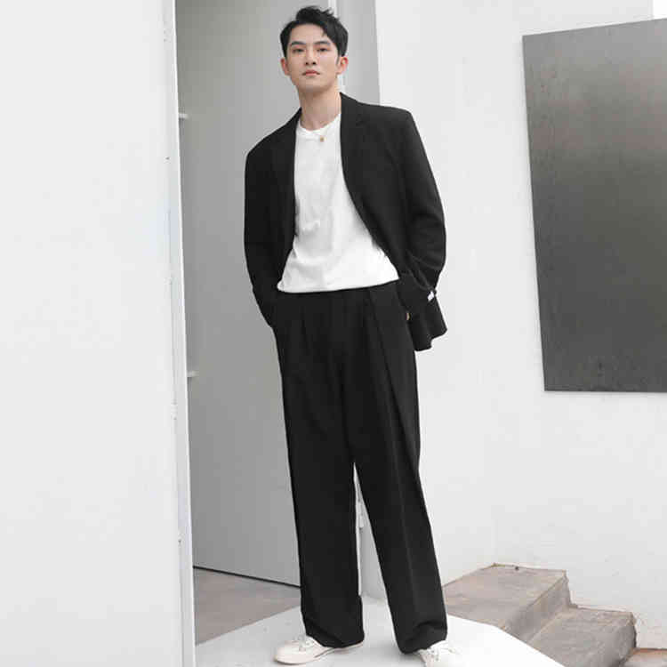 セットアップ メンズ 韓国 カジュアルスーツ メンズ レディース ゆったり 長袖 上下セット テーラード 春 春秋 モード系 パーティー カジュアル おしゃれ 結婚式 オシャレ 成人式通販 成人式　振袖　レンタル