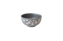 【ポイント20倍★マラソン期間】はんなり桜(黒)うどん丼 15.5cm グレー 1枚 美濃焼 どんぶり 食器 うどん鉢 ラーメン丼 丼ぶり おしゃれ 可愛い か...