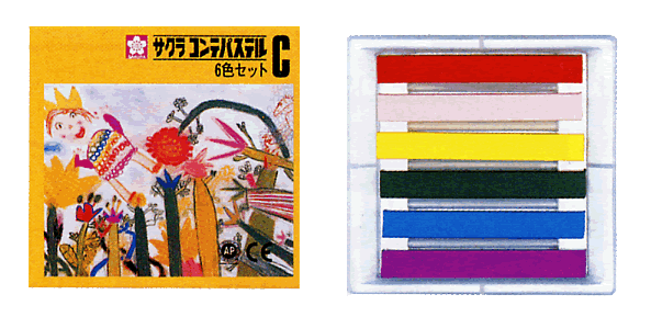 サクラコンテパステル6色セットC（CT6C）