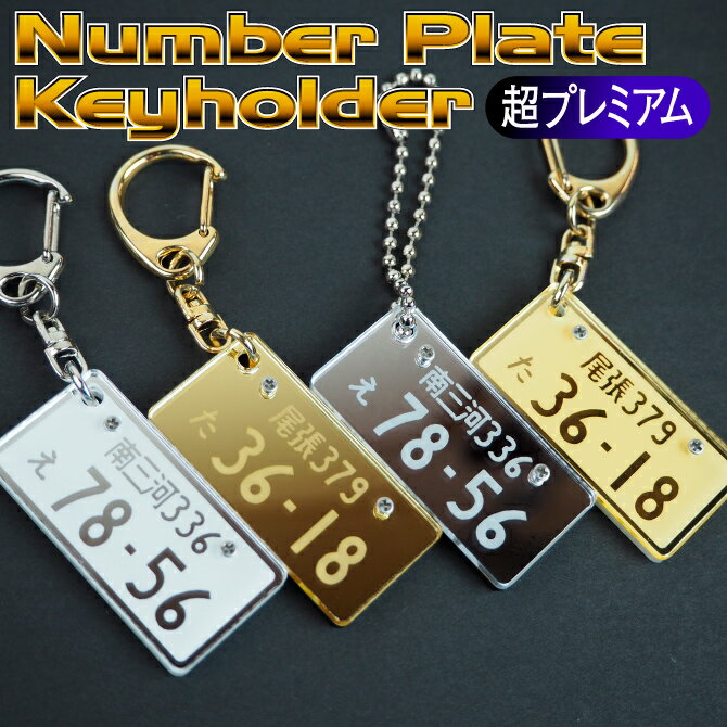 ナンバープレート キーホルダー 新車 納車 愛車 社用車 トラック ストラップ 贈り物 超リアル ネコポスで送料無料