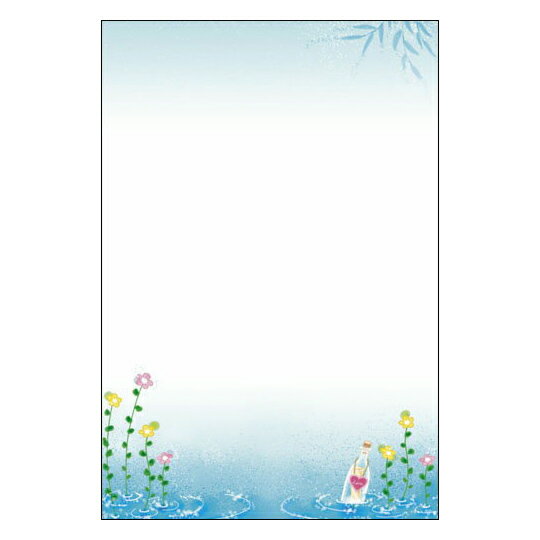 【在庫限りで販売終了!】【DMC-029】 10枚パック はがきサイズのメッセージカード 手書きで書いてもイイ感じ! パソコンからの出力にも最適! デザインメッ...