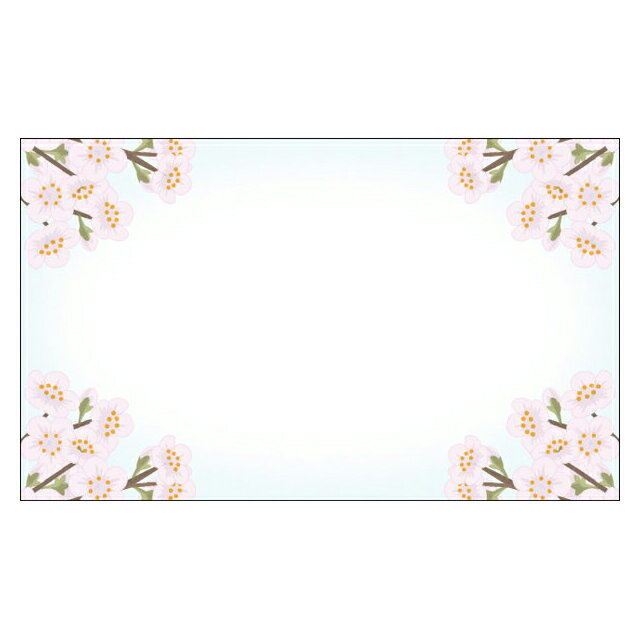 梅【DMM-096】20枚パック 気軽に使える名刺サイズのメッセージカード デザインメッセージカードミニ ミニメッセージカード【メール便対応商品】