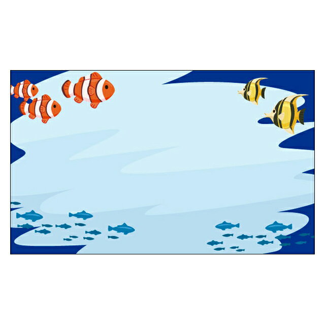 春夏コレクション 夏 熱帯魚【DMM-125】20枚パック 気軽に使える名刺サイズのメッセージカード デザインメッセージカードミニ ミニメッセージカード【メール...
