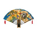 【マラソン限定3%OFFセール】伏見上野旭昇堂 uen-712 金地飾り扇子「金箔地黒骨 御所車」1尺2寸10間 約36cm メーカー取寄品 扇子 浮世絵 和風...