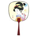 【GW特典クーポン最大1000円】伏見上野旭昇堂 uen-61 趣味の豆うちわ「寿美美人(うちわ)」19×11.5cm 10枚入り メーカー取寄品 団扇 ウチワ...