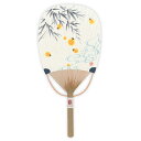 【GW特典クーポン最大1000円】伏見上野旭昇堂 uen-6303 竹 小判型うちわ「ホタル」37.5×17.5cm 10枚入り メーカー取寄品 団扇 ウチワ ...