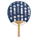 【GW特典クーポン最大1000円】伏見上野旭昇堂 uen-6703 ミニ竹うちわ「紺地 風鈴」17.5×11.5cm 10枚入り メーカー取寄品 団扇 ウチワ ...