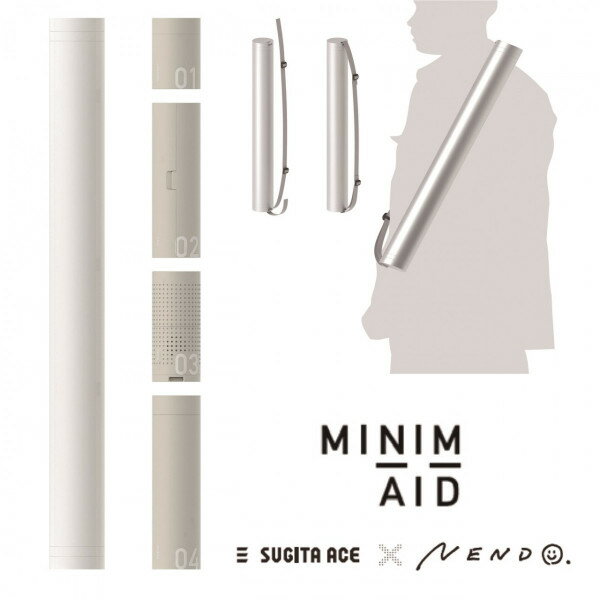 ACE 防災セット MINIM+AID / WHITE ミニメイド ホワイト×アイボリー 635-742