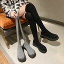 【楽天ランキング1位入賞】ニーハイソックス ロングブーツ ストレッチブーツ 厚底ブーツ レディース ブーツ ローヒール 靴 厚底 ソックスブーツ 太ヒール おしゃれ ヒール4.5cm 大きいサイズ 無地 ブラック 歩きやすい 美脚 疲れない 履きやすい 通勤 デート 送料無料